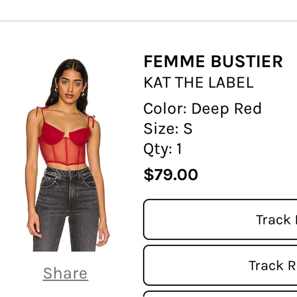 Bustier top I literally wore once 😅